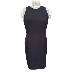 Jones New York Little Black Dress Sheath Cut In Shoulders Cocktail Party P14